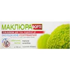 МАКЛЮРА ФОРТЕ сабельник + калган гель-бальзам д/тіла по 100 мл у тубах