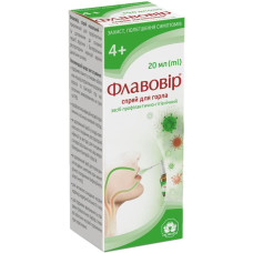 ФЛАВОВІР спрей для горла по 20 мл у флак.