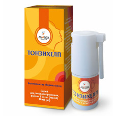 ТОНЗИХЕЛП спрей д/рот. порож. 3 мг/мл по 30 мл у флак. з доз. насос.