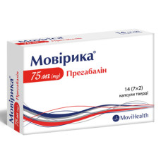 МОВІРИКА капсули тв. по 75 мг №14 (7х2)