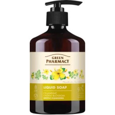 Green Pharmacy мило рідке Чистотіл та липа, дозатор, 460 мл