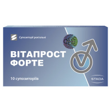 ВІТАПРОСТ ФОРТЕ супозиторії рект. по 0.008 г №10 (5х2)