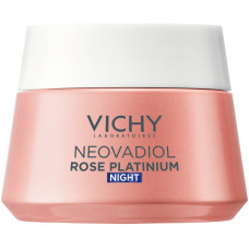 VICHY Крем для обличчя Vichy Neovadiol Rose Platinium нічний відновлюючий для повернення пружності зрілій і тьмяній шкірі, 50 мл