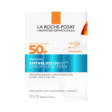 LA ROCHE POSAY Сироватка сонцезахисна для обличчя La Roche-Posay Anthelios UV Air SPF50+ невагома зволожуюча з антиоксидантами, 50 мл