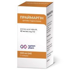 Праймаргін розчин д/інф. 42 мг/мл по 100 у пляш.