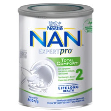 НАН Суміш суха молочна NAN 2 ExpertPro Total Comfort для дітей від 6 місяців, 800 г